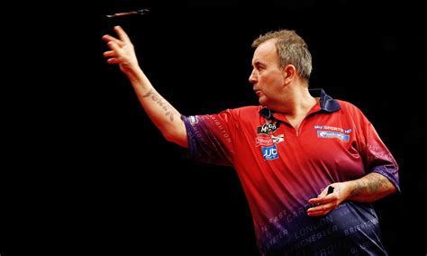 phil taylor hits  darter  premier league darts daily mail