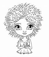 Coloring Pages Face Printable Girl Girls Drawings Visit Drawing sketch template