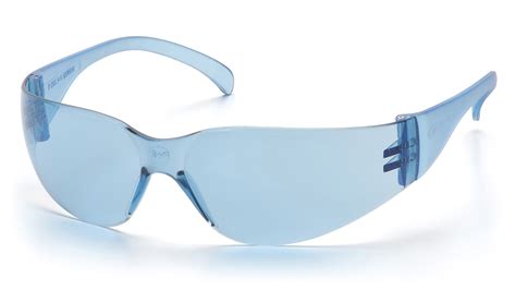 Intruder Safety Glasses Infinity Blue Lens Frame Industrial Safety Gear