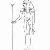 Coloring Egypt Pages Egyptian Ancient Isis God Gods Goddess Printable Print Goddesses Color Hellokids Sheets Amun Kids Ra Countries Pharaoh sketch template