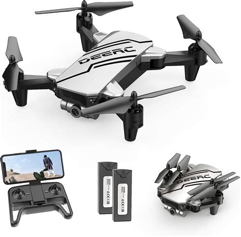 deerc mini drone  pour enfants avec camera fpv hd p quart rotor pliable pour garcons