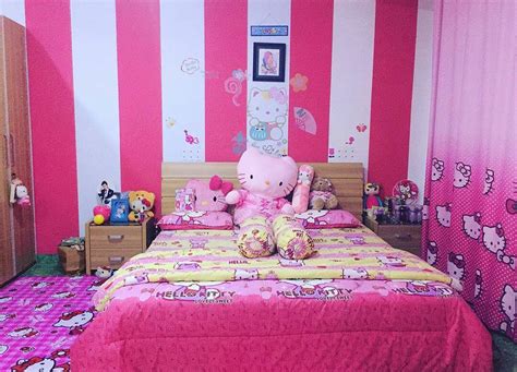 bilik tidur pink putih desainrumahidcom