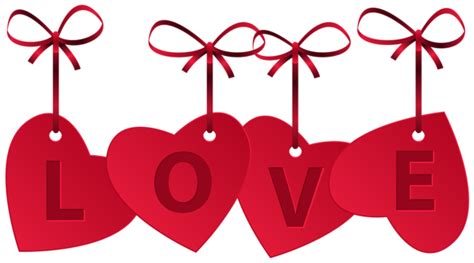 Hearts With Love Decoration Png Clip Art Image Gallery