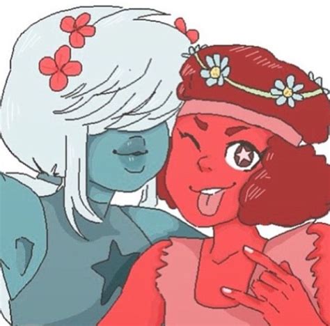 sapphire and ruby from steven universe crystal gems cartoon network cute gay lesbian co