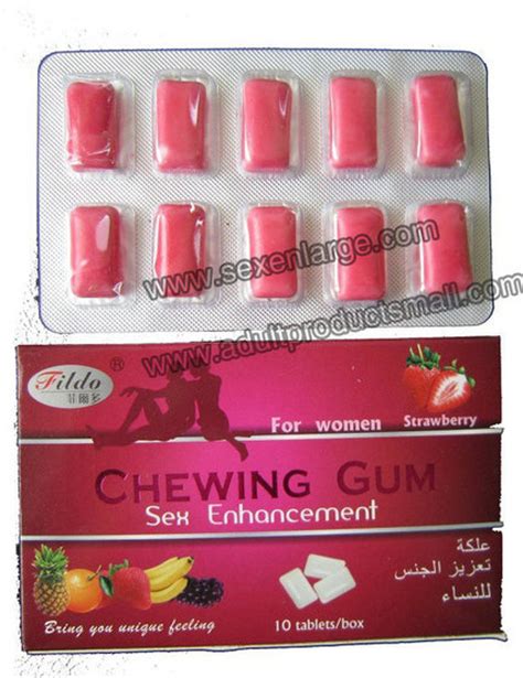 Sex Enhancement Stawberry Chewing Gum For Female Id