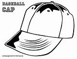 Coloring Hat Pages Cap Colouring Top Clipart Baseball Print Comments Webstockreview sketch template