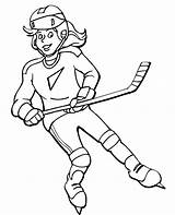 Hockey Coloring Pages Printable sketch template
