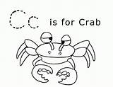 Letter Coloring Crab Pages Trace Printable Worksheets Sheets Kids Preschool Alphabet Activities Print Toddlers Clipart Lawteedah Sheet Color Letters Worksheetsfor sketch template