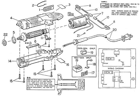 oster clippers parts diagram