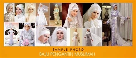 baju pengantin muslimah