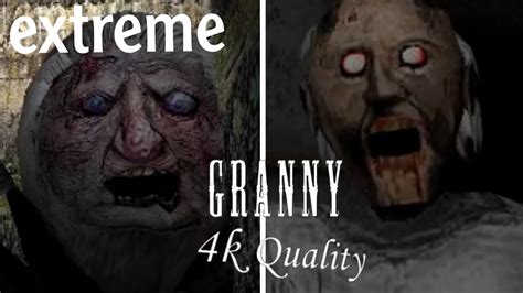 granny v1 8 in 4k textures quality extreme mod youtube