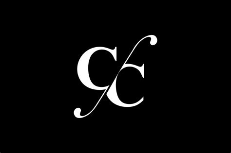cc monogram logo design  vectorseller thehungryjpegcom