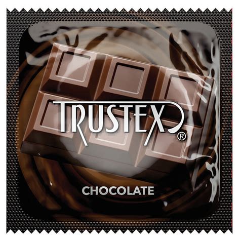 trustex chocolate flavored lubricated condoms  pack reviews