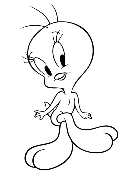 tweety bird coloring pages  print coloring home