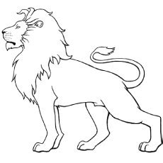 roaring lion coloring page coloring pages  fun  children