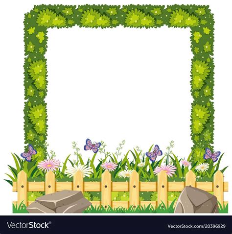 border template  green grass royalty  vector image border