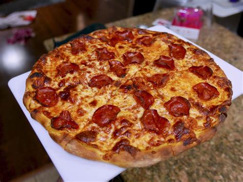 classic pepperoni pizza homemade rpizza