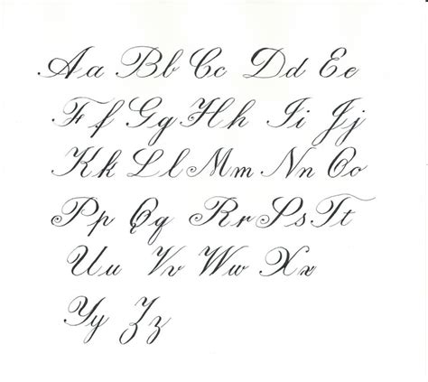 cursive alphabet images  print alphabetworksheetsfreecom