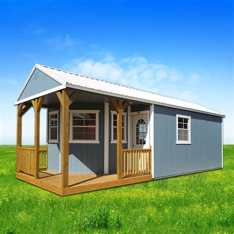 14x50 Cabin Lofted Pre Built Cabins For Sale Dayton Springfield Oh