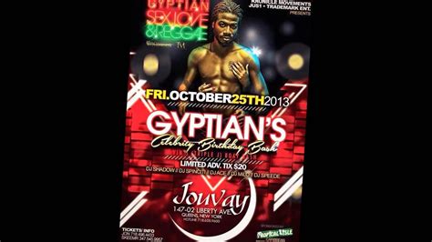 Gyptian Sex Love And Reggae Fri Oct 25th Club Jouvay Youtube