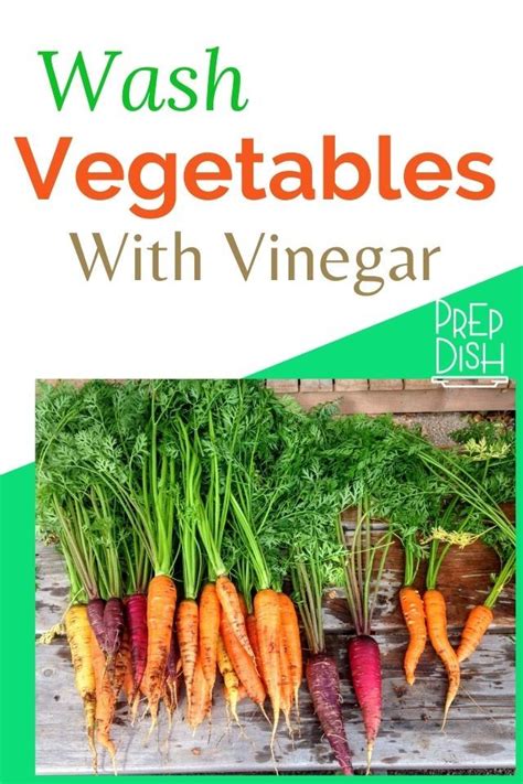 clean produce  vinegar   wash vegetables paleo