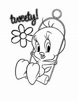 Tweety Looney Tunes sketch template