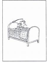 Cot Coloring Pages Children Advertisement Funnycoloring sketch template