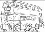 Bus Coloring Pages Capital Kids Colorkid Big Kingdom United sketch template