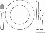 Placemats Printables Preschool Knife Fork Hubpages Manners Pastiche Squidoo sketch template