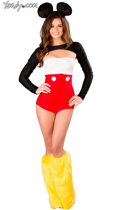 Mickey Mouse Halloween Costume Women Sexy