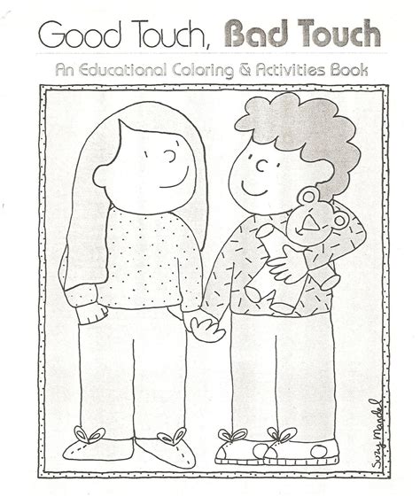 good touch bad touch coloring book color activities bad touch book