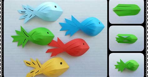 paper fish  kids crazzy craft