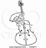 Playing Girl Outline Bass Giant Toonaday Cartoon Royalty Cello Illustration Rf Clip Poster Print Getdrawings Drawing 2021 sketch template