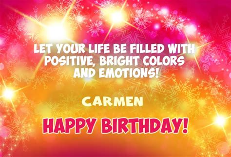happy birthday carmen images