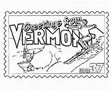 Coloring Vermont Pages State Usa Printables Stamp States Printable Vt Color Map Sheets Print Getcolorings Flag Go Getdrawings Kids sketch template