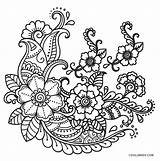 Coloring Flower Pages Mandala Printable Kids Cool2bkids sketch template