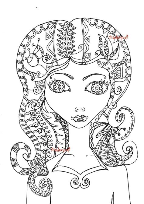items similar  beautiful woman coloring page female coloring page
