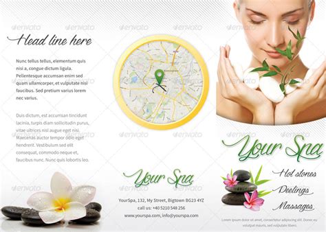 15 exquisite collection of spa brochure template themes
