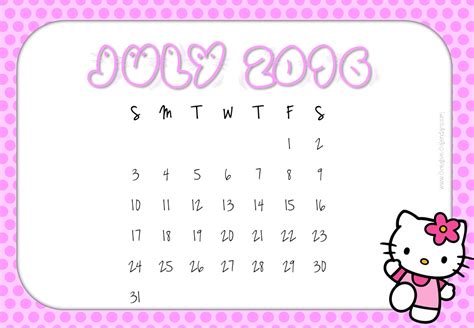 printable  kitty calendar  latest ultimate awesome list