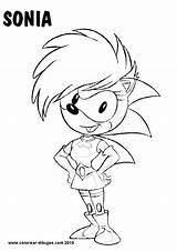 Sonic Pages Coloring Underground Manic Sonia Para Hedgehog Colorear Getcolorings Template Printable sketch template