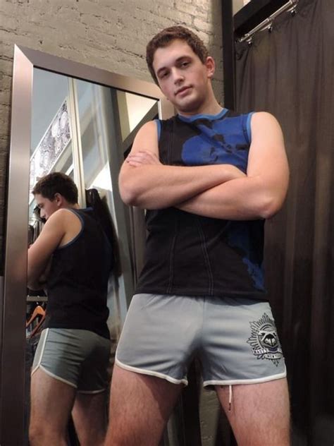 gym shorts bulge