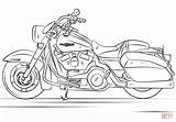 Harley Davidson Coloring Road King Pages Motorcycle Drawing Printable Motorcycles Bike раскраска Paper детей для раскраски sketch template