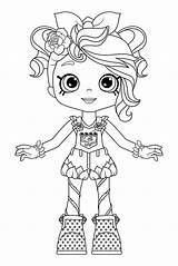 Coloriage Shopkins Meninas Shoppies Phlebotomy Colorings Anagiovanna sketch template