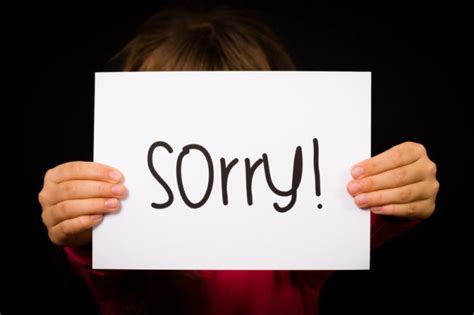 why i hope my daughter doesn t say sorry
