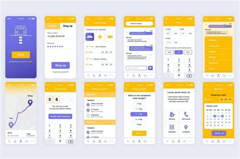 mobile app ui design examples templates  web designs