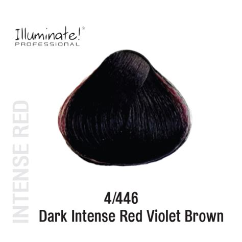 Illuminate 4 446 Dark Intense Red Violet Brown Hair Dye Shellz