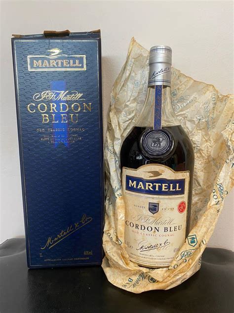 martell cordon bleu  classic cognac  food drinks alcoholic