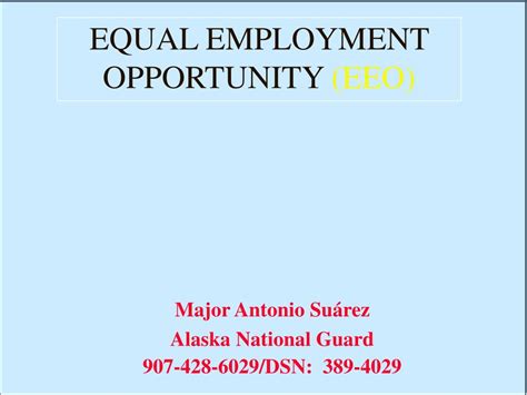 ppt equal employment opportunity eeo powerpoint presentation free
