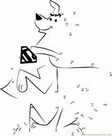 Dot Dog Dots Connect Krypto Super Kids Email Worksheet Cartoons Print sketch template