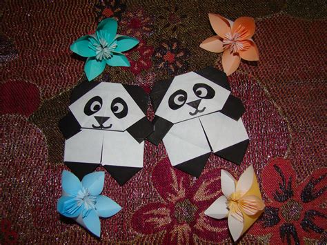 origami maniacs cute origami panda bear